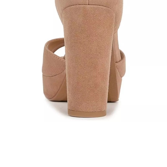 Naturalizer Womens Suede Open Toe Buckle Ankle Strap Shoes - Picture 3 of 3